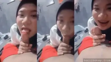 Biarin adik sepupu nakal hisap kontol puas nafsu